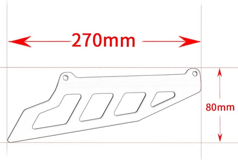 Modeer for S.uzuki DRZ 400E / 400S 2000-2025 DRZ400SM 2005-2025 Motorcycle CNC Rear Chain Guard Protector drz 400e 400s 400sm Accessories (Blue) - Image 2